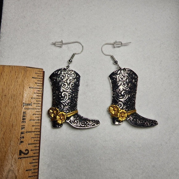 Horse & Cowboy Boots Earrings Set (2 Pairs) SKU: HC1 - Picture 4 of 7
